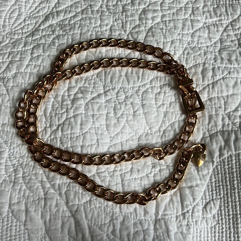 Shein Gold Chain Belt